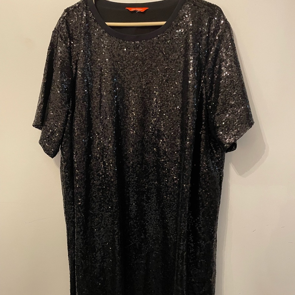 Joe Fresh Black Sequin Jersey
